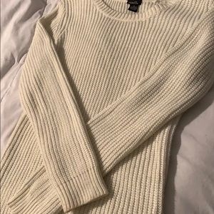 Cream, sparkle sweater